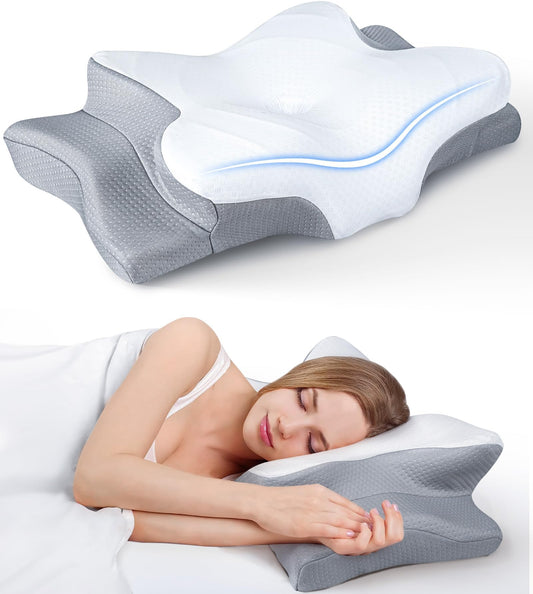 Cozyplayer Ultra Pain Relief Cooling Pillow for Neck Support